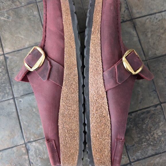 Birkenstock Buckley 41 Oiled Leather Zinfandel Women's 10 - 10.5 EUC - Picture 5 of 6